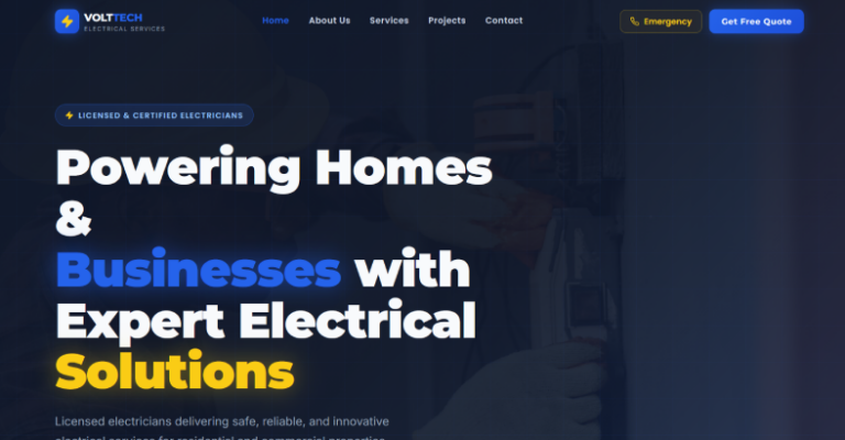 Electrical Services Website