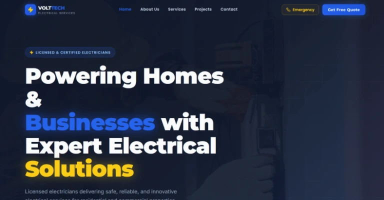 Electrical Services Website